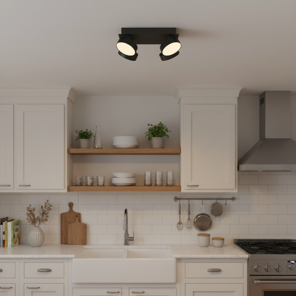 Sıva Üstü Dörtlü Kare Dekoratif Led Spot LS-2060