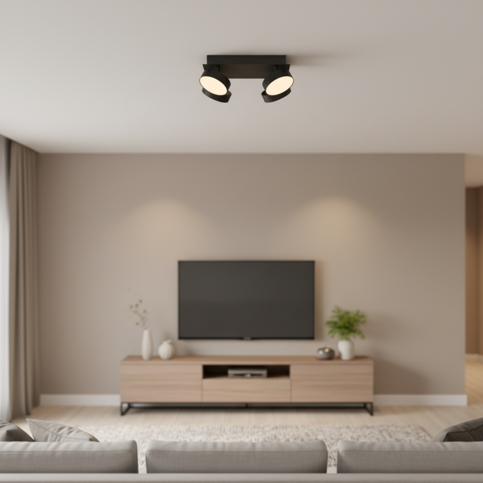 Sıva Üstü Dörtlü Kare Dekoratif Led Spot LS-2060