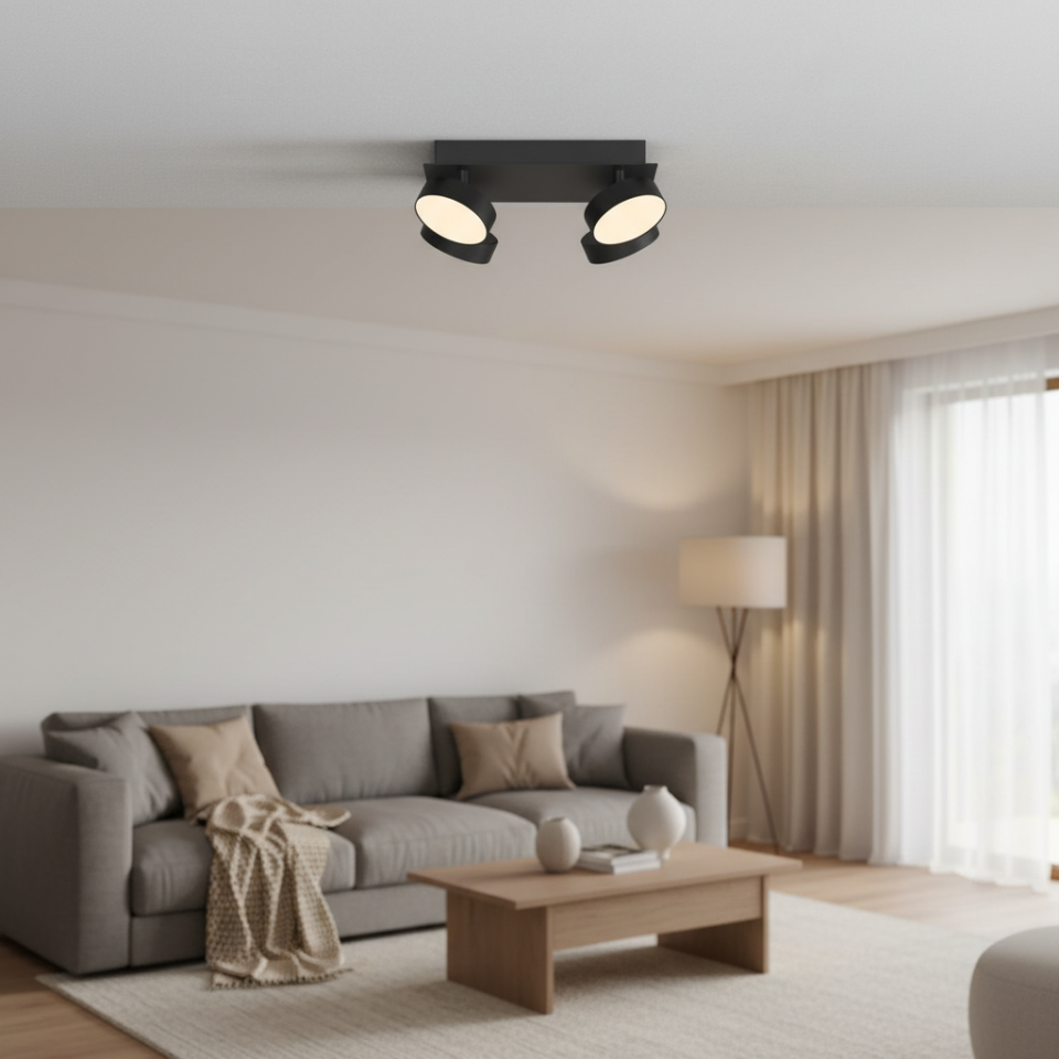 Sıva Üstü Dörtlü Kare Dekoratif Led Spot LS-2060