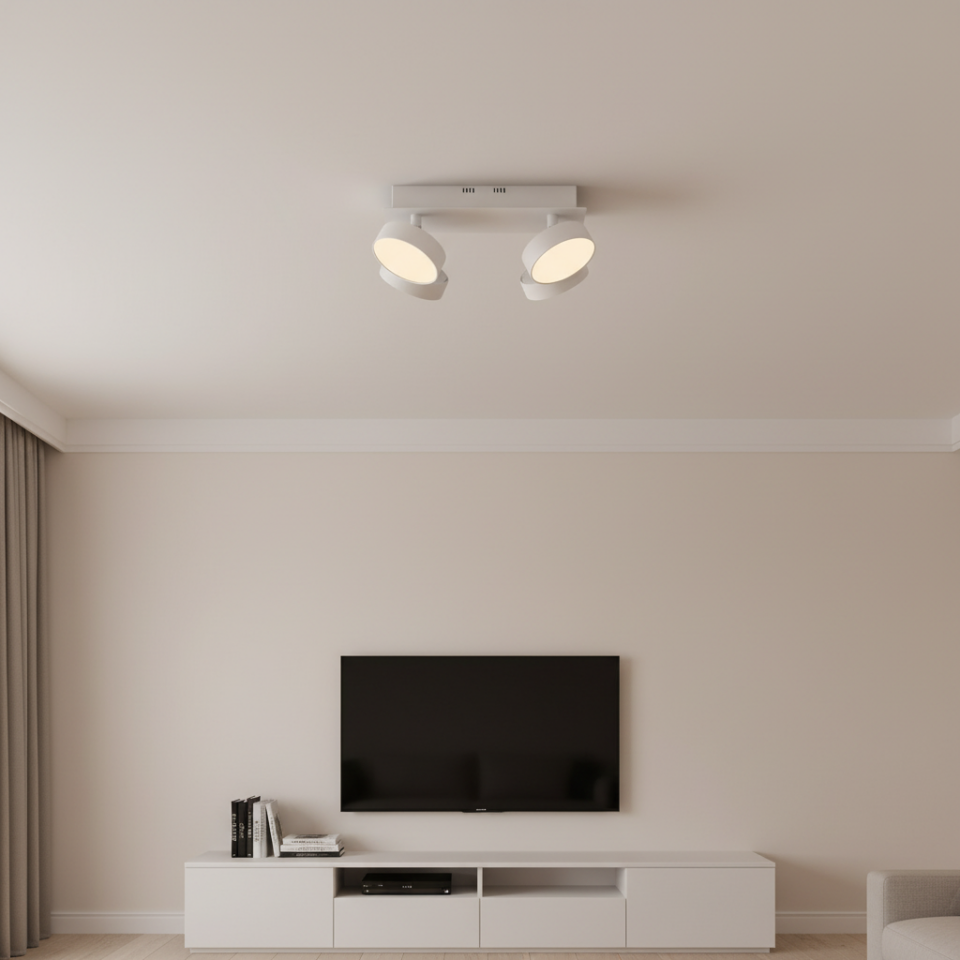 Sıva Üstü Dörtlü Kare Dekoratif Led Spot LS-2060