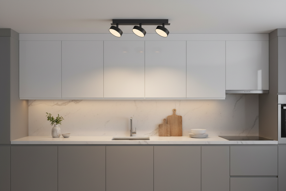 Sıva Üstü Üçlü Dekoratif Led Spot LS-2020
