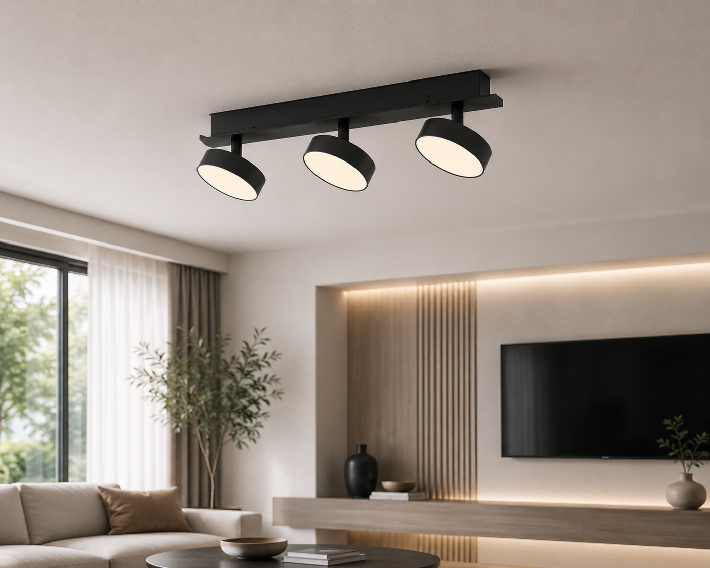 Sıva Üstü Üçlü Dekoratif Led Spot LS-2020
