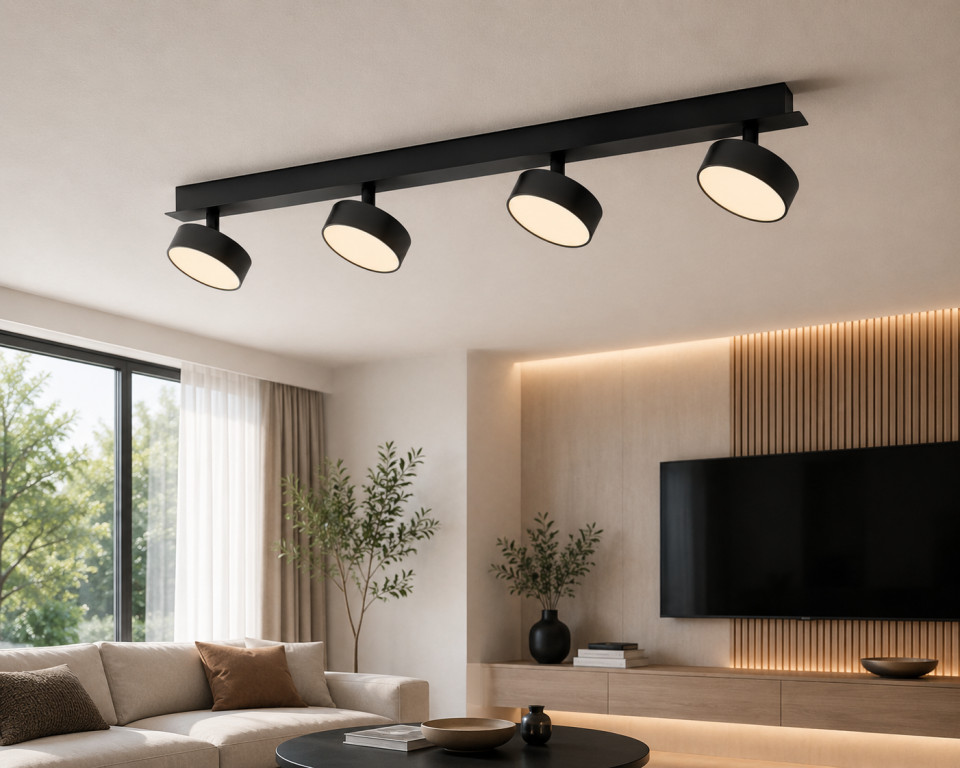 Sıva Üstü Dörtlü Dekoratif Led Spot LS-2030
