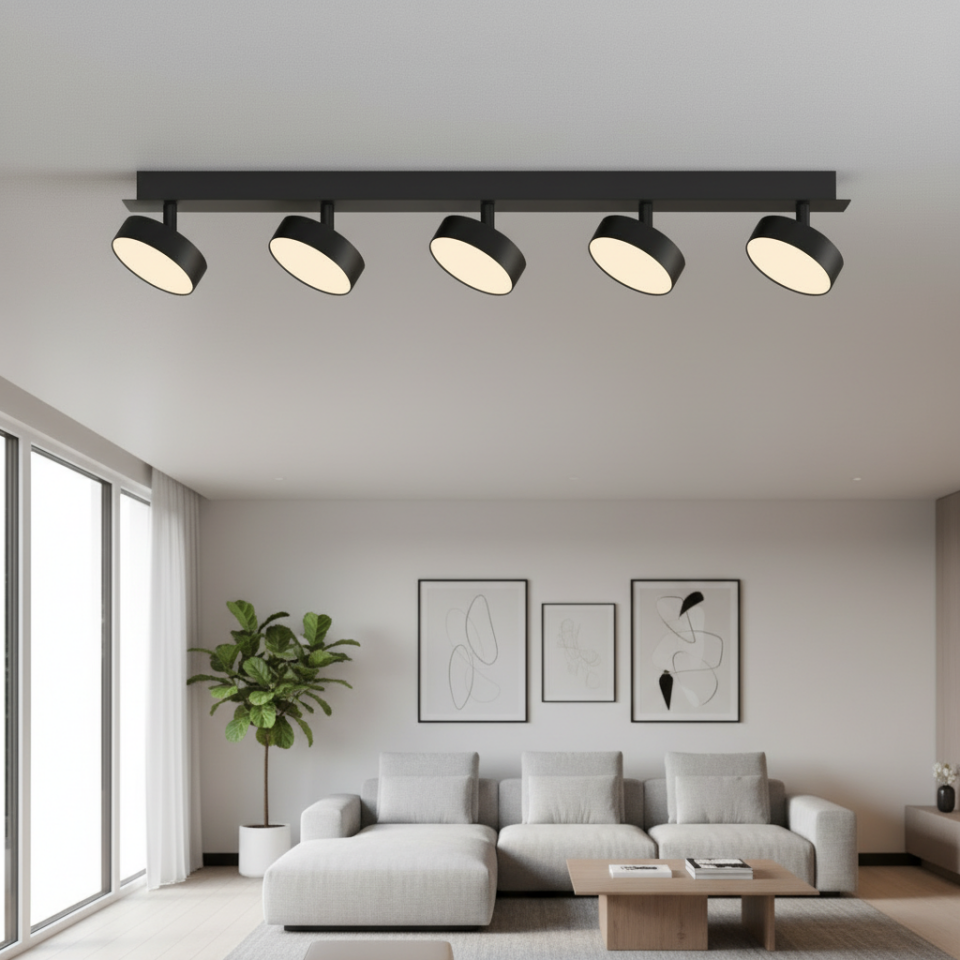 Sıva Üstü Beşli Dekoratif Led Spot LS-2040