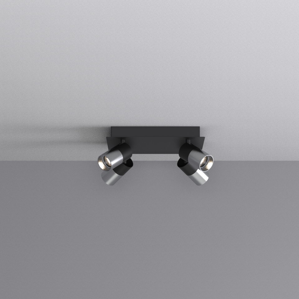 Sıva Üstü Dörtlü Kare Gu10 Led Spot LS-8460