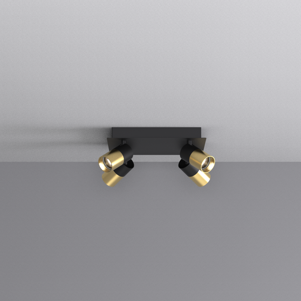 Sıva Üstü Dörtlü Kare Gu10 Led Spot LS-8460