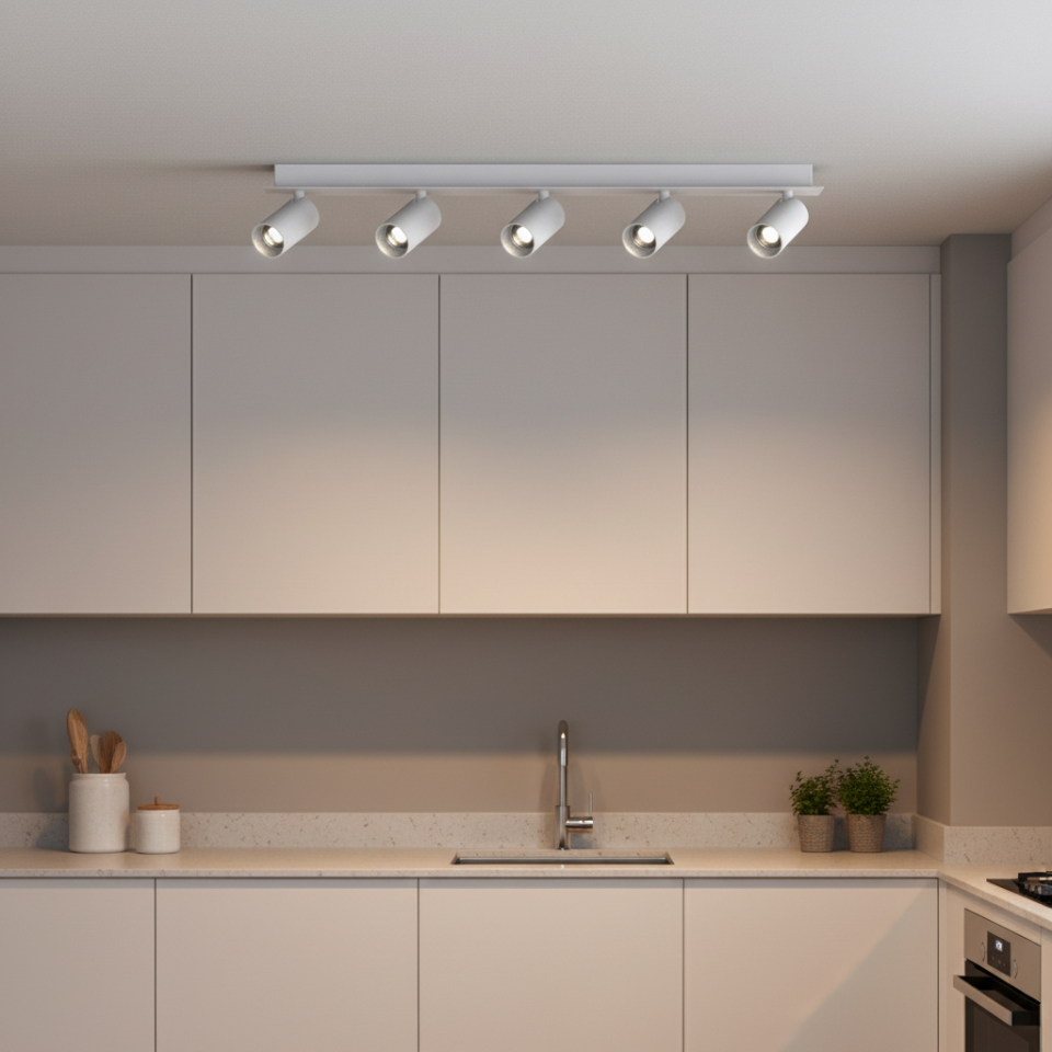 Sıva Üstü Beşli Gu10 Led Spot LS-8440