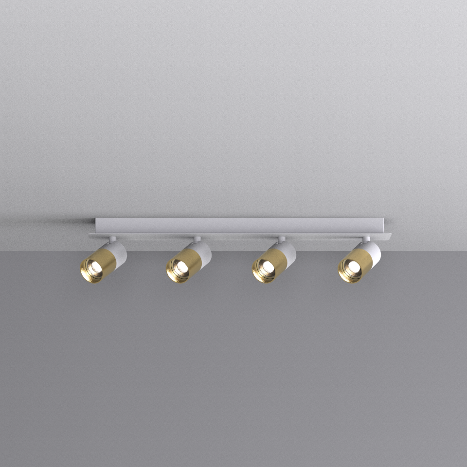 Sıva Üstü Dörtlü Gu10 Led Spot LS-8430